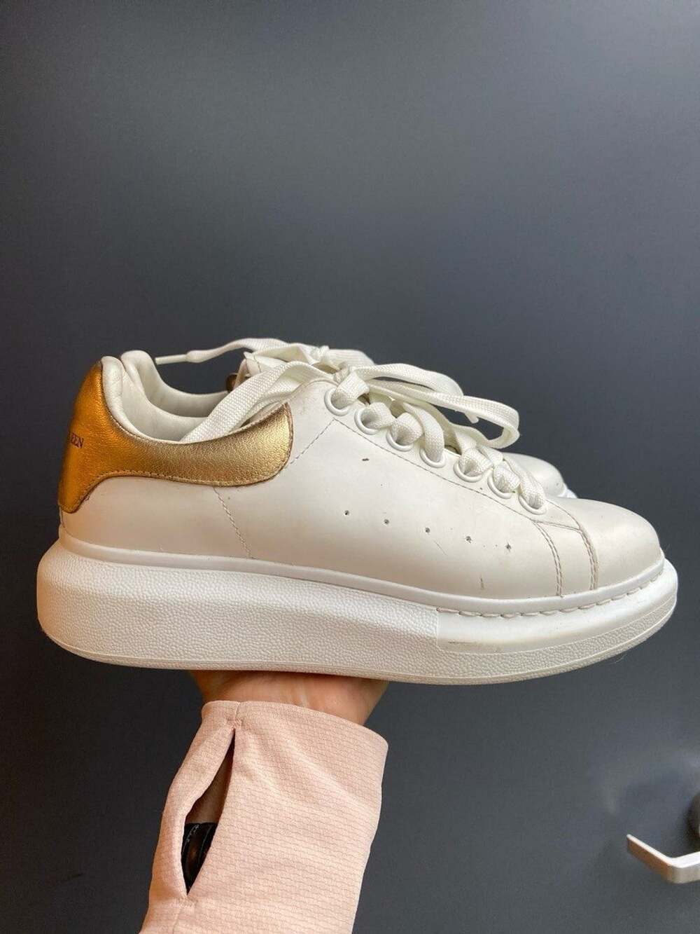 Alexander McQueen Oversized Sneaker Size 36 White